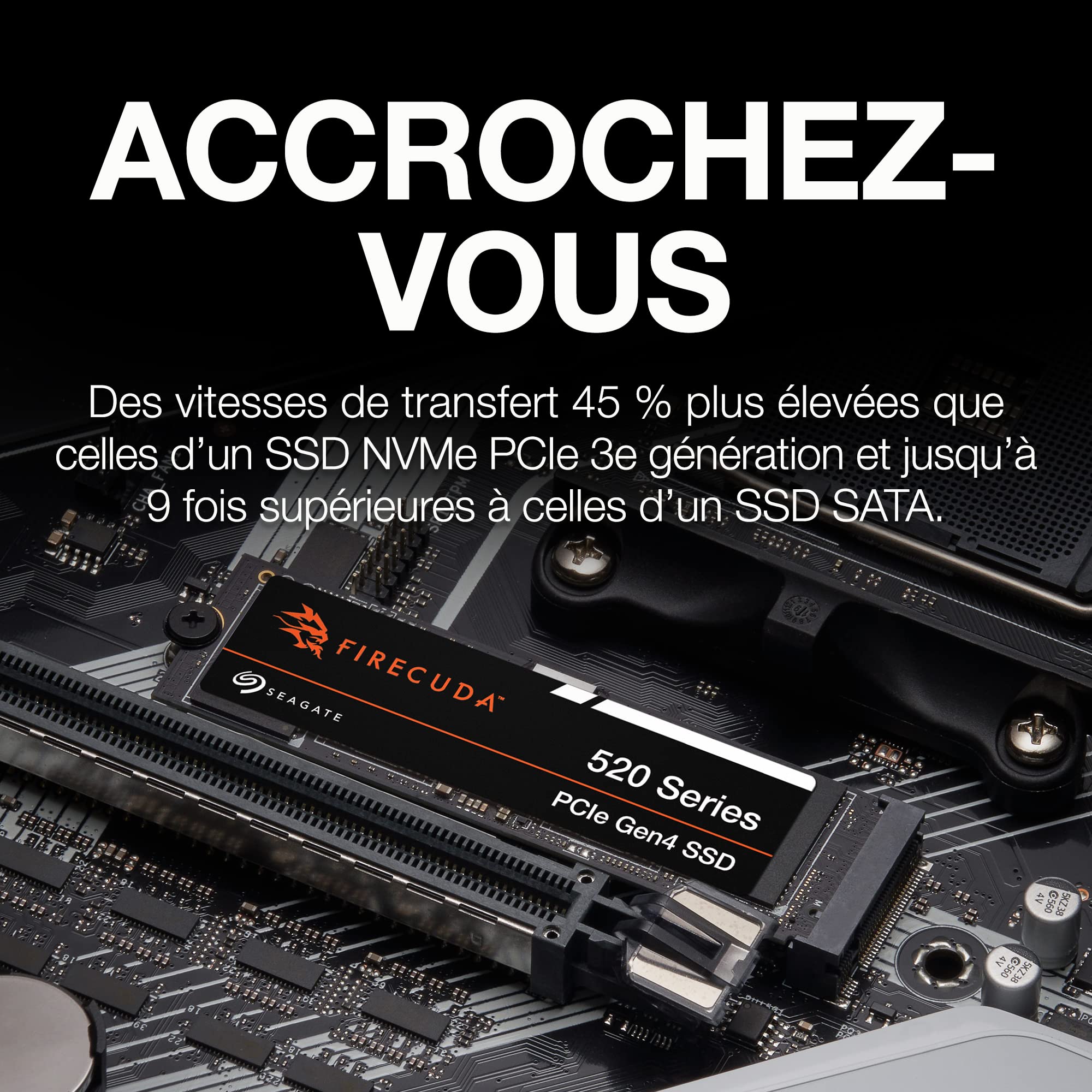 Seagate SSD FireCuda 520 2TB unidade interna de estado sólido - M